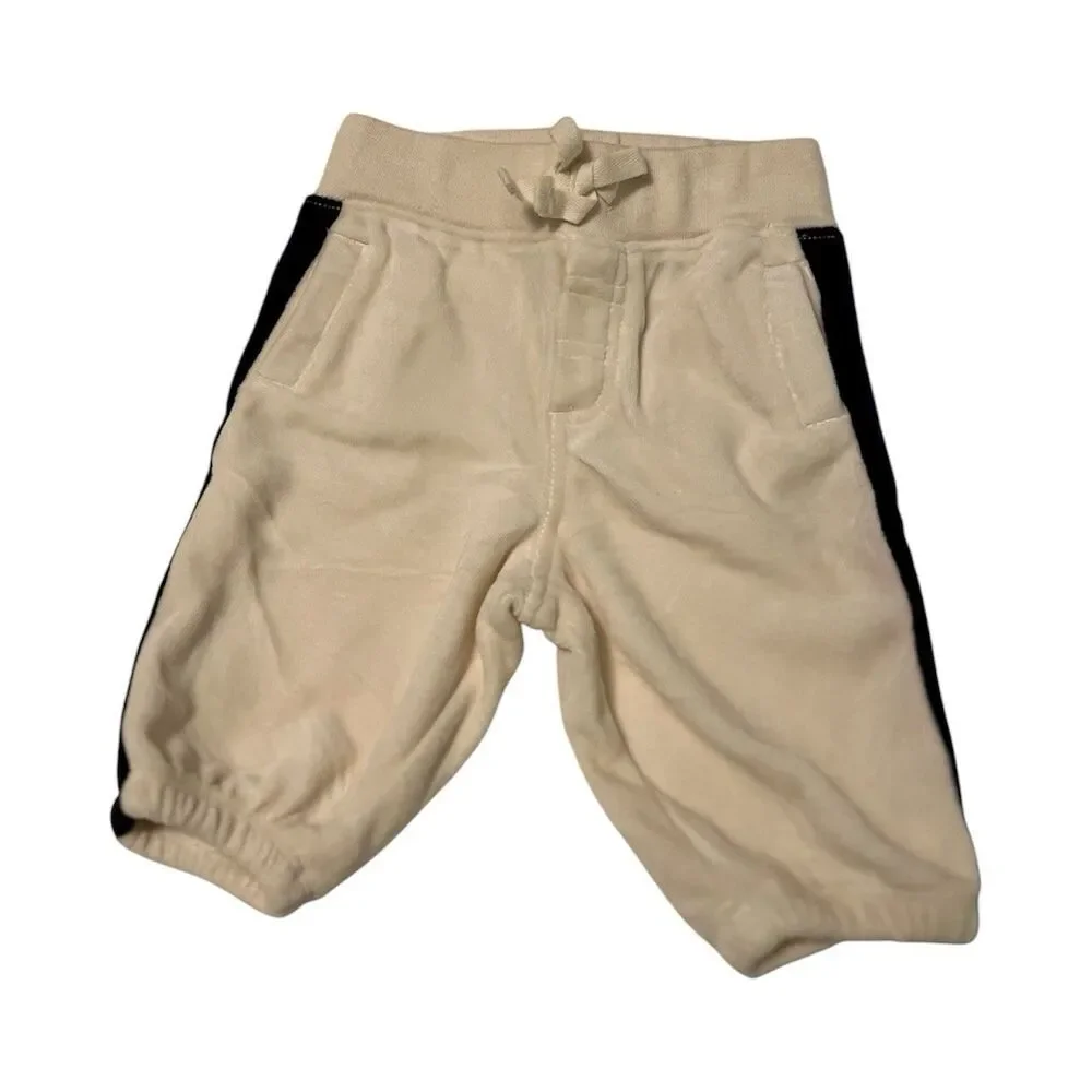 Ralph Lauren Infant Baby Cream Sweatpants Joggers 3M - 100% Cotton Luxury Comfy